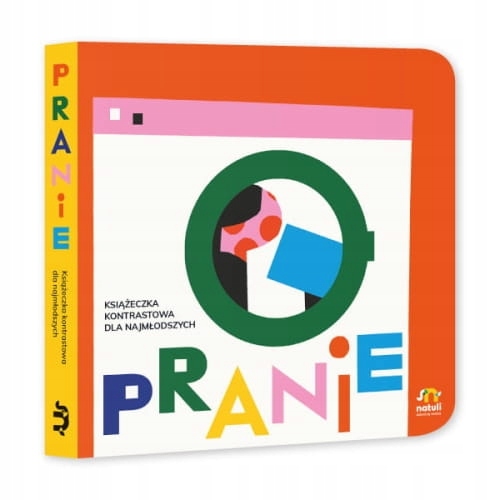 Natuli Pranie książeczka Kontrastowa