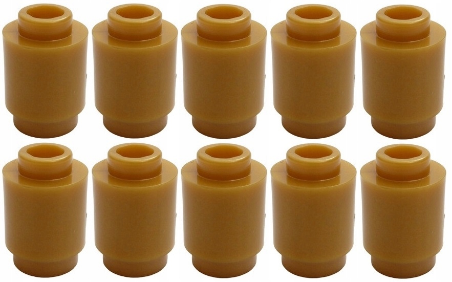 

Lego Klocek Okrągły 1x1 Złoty (3062/6060800) x10