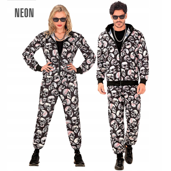 Kostým Teplákovka Lebky Pro Dresy Halloween Párty L