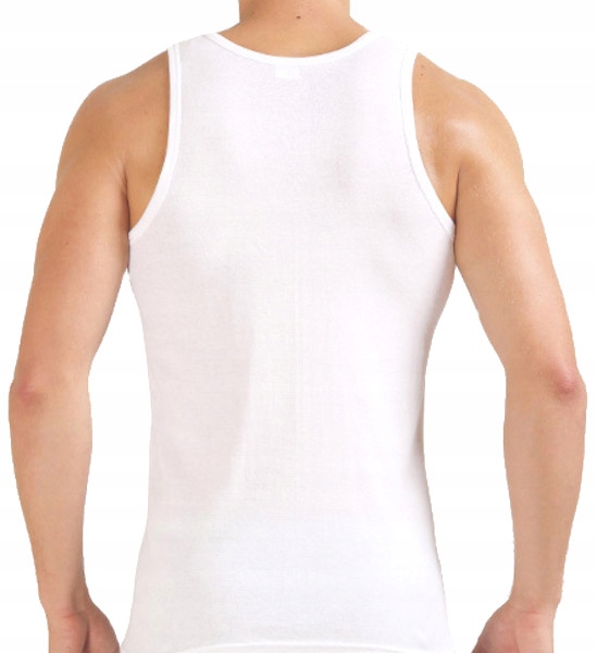 L/7, Podkoszulka męska bawełniana gładka biała Marka inna