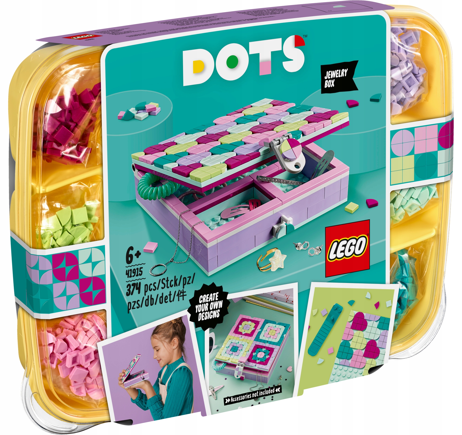 

Lego Dots Szkatułka na biżuterię 41915