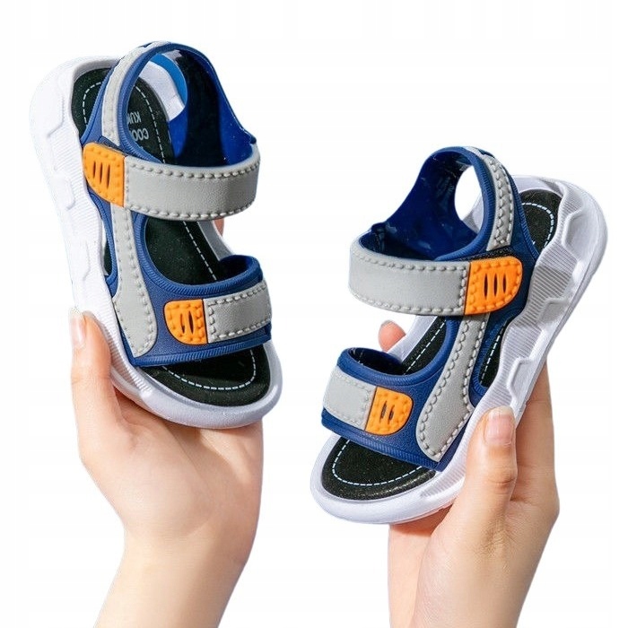 

Chłopięce Sandały Piankowe Sportowe Niebieskie 31