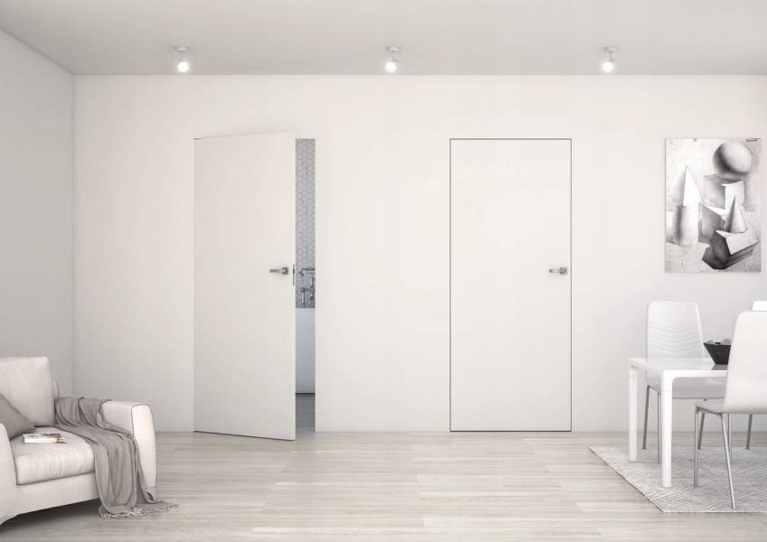 Zestaw Drzwi ukryte Ościeżnica Sara Eco 2 przylgowe prawe 80 cm