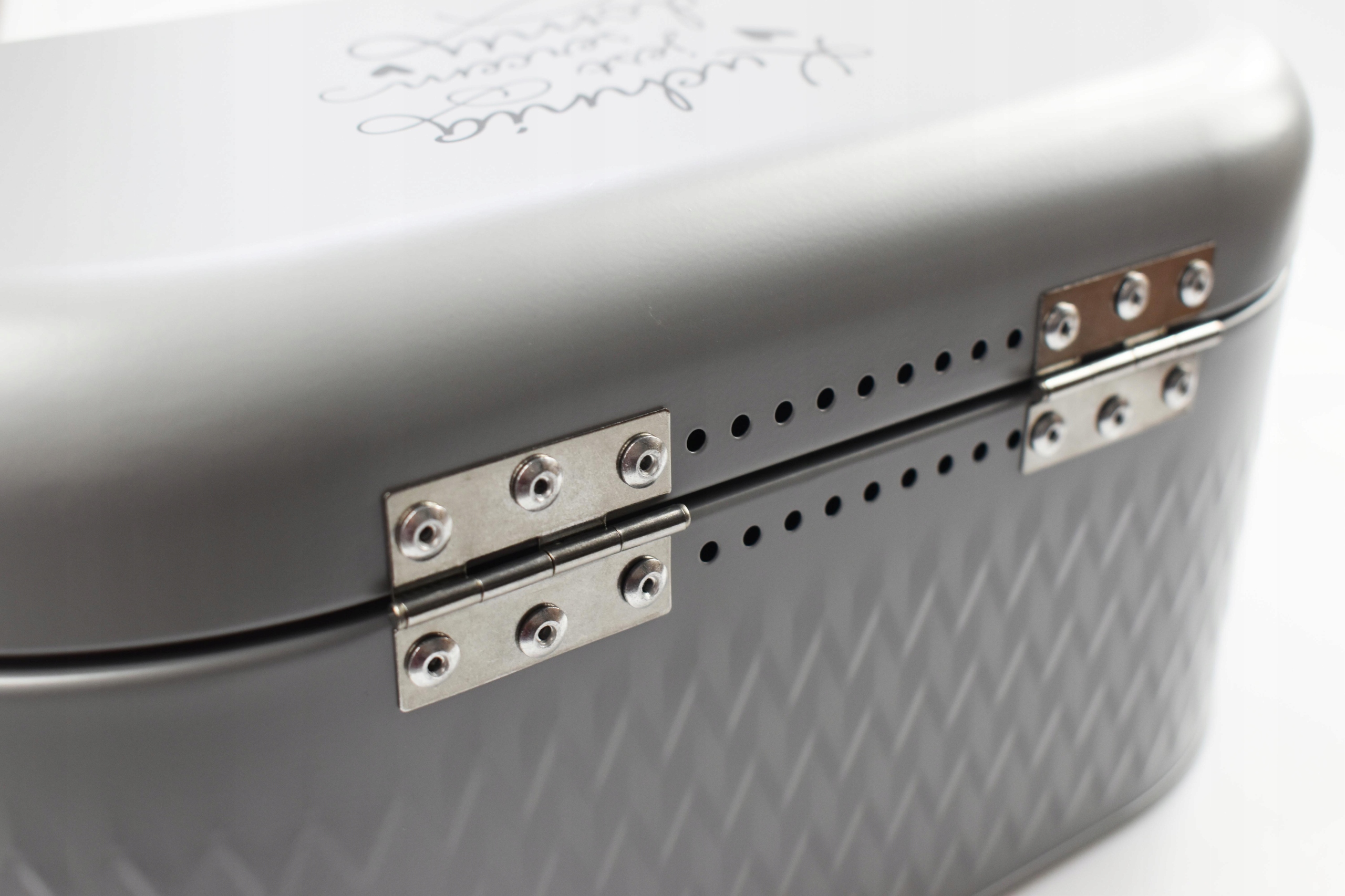 CHLEBAK MORENA, SZARY Z NAPISEM, Smart Kitchen Kształt owalny