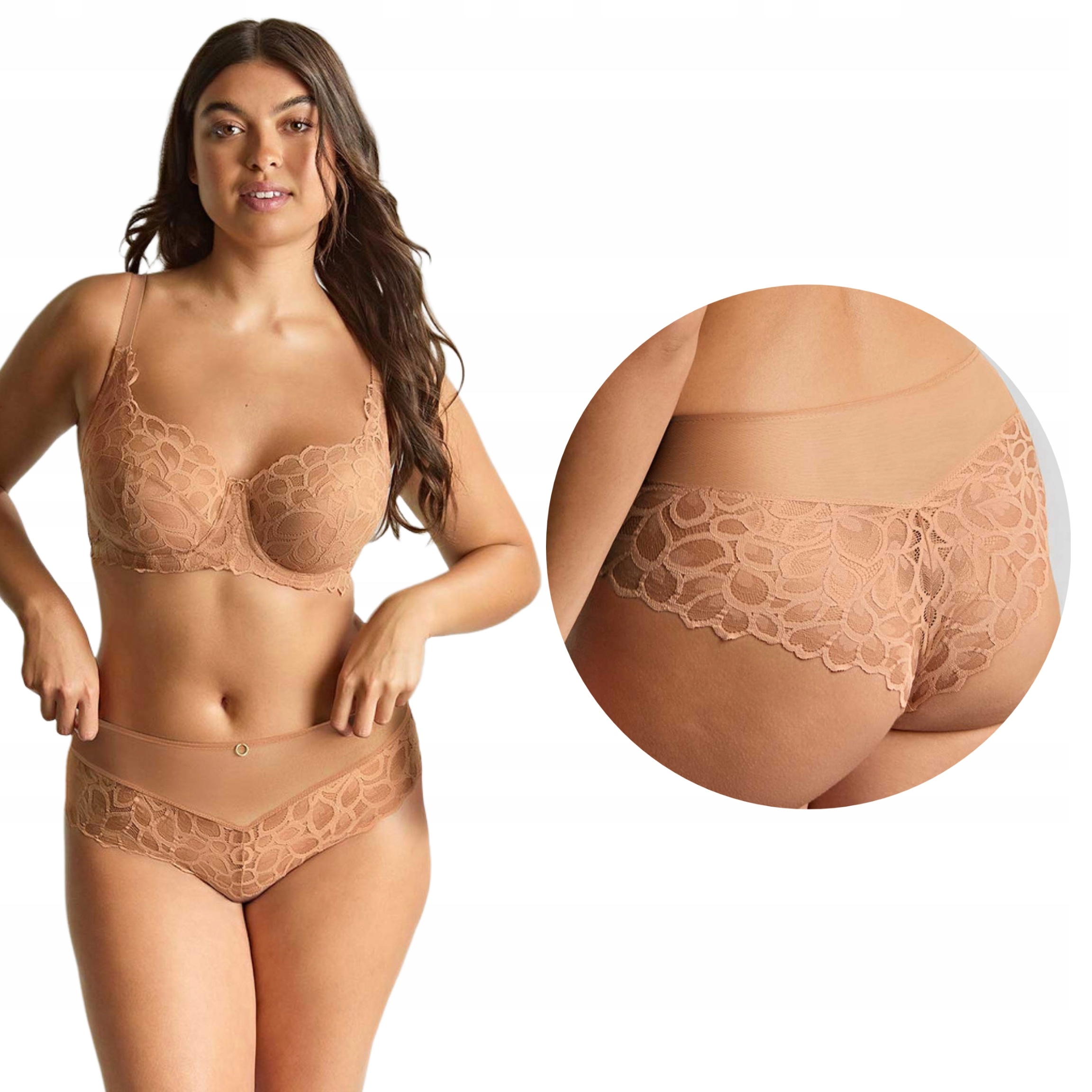 Panache Allure Deep Brief Honey kalhotky M 12