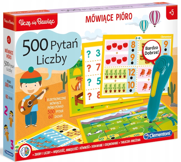 

Clementoni Mówiące Pióro 500 Pytań Liczby 50652