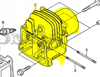 Kompletní válec Honda GCVx 145 Stiga Twinclip 50 Sq H