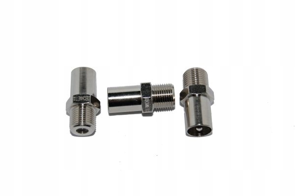 Łącznik gniazdo F/wtyk antenowy