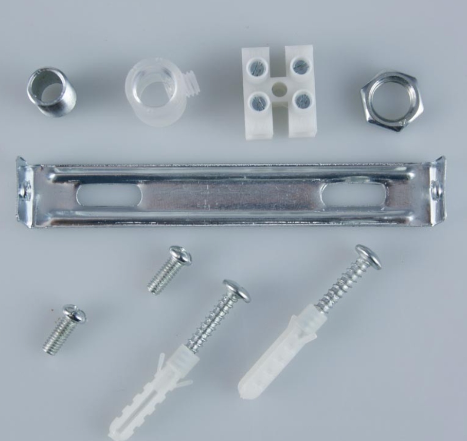 Metalowa podsufitka potrójna okrągła czarna Typ osłonka