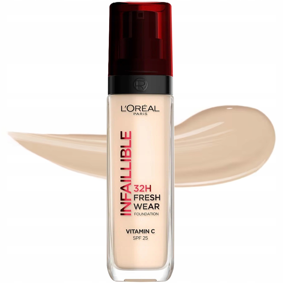 Loreal Podkład Infallible 32h Fresh Wear Vitamin C SPF 25 Kolory Do Wyboru