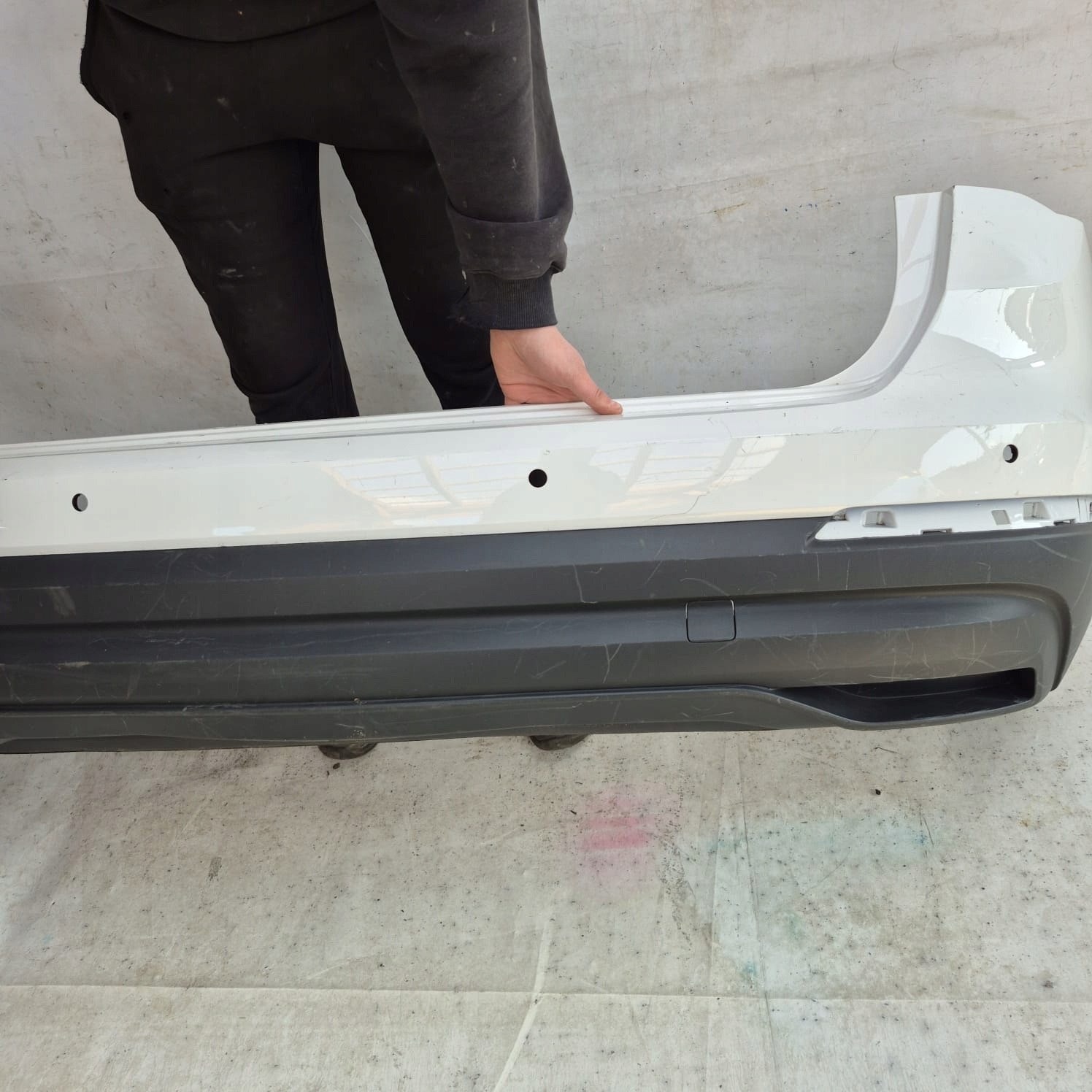 AUDI Q3 II 2 18-> bumper rear part rear PDC