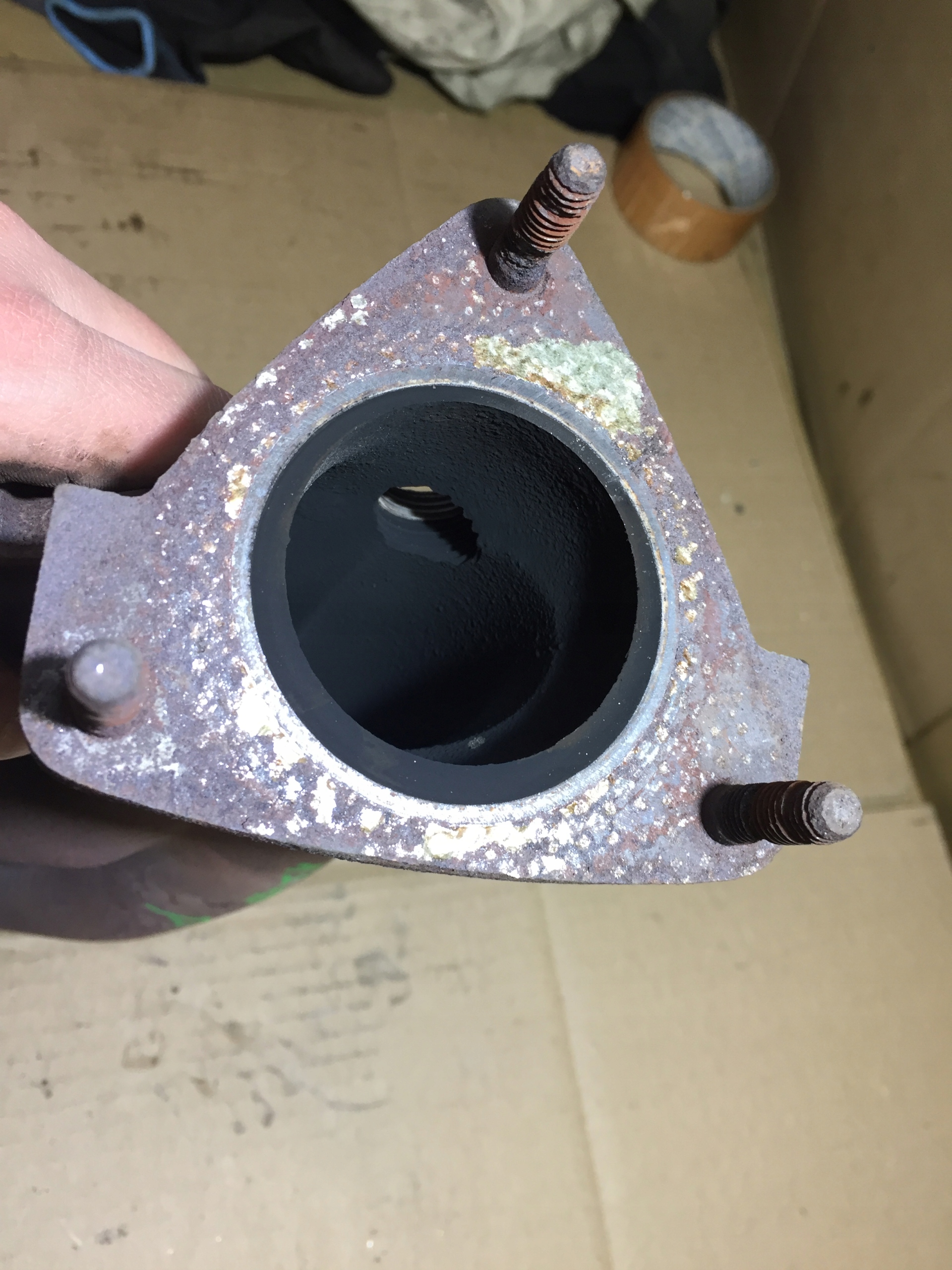 AUDI A6 C6 Collettore scarico usato Destra 06E253034E