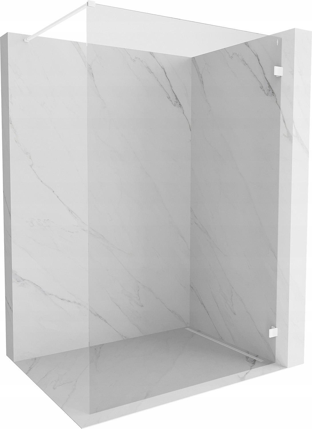 Mexen Lunar Walk-in Sprchová Stěna Pravá 150x200 cm Transparentní