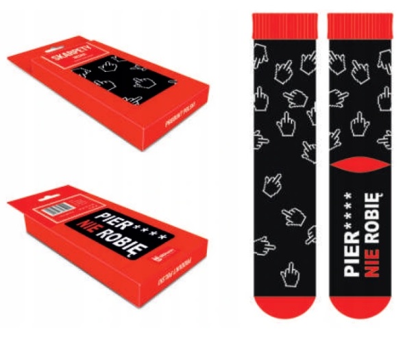 

Skarpetki Męskie Śmieszne Pier... Nie Robię