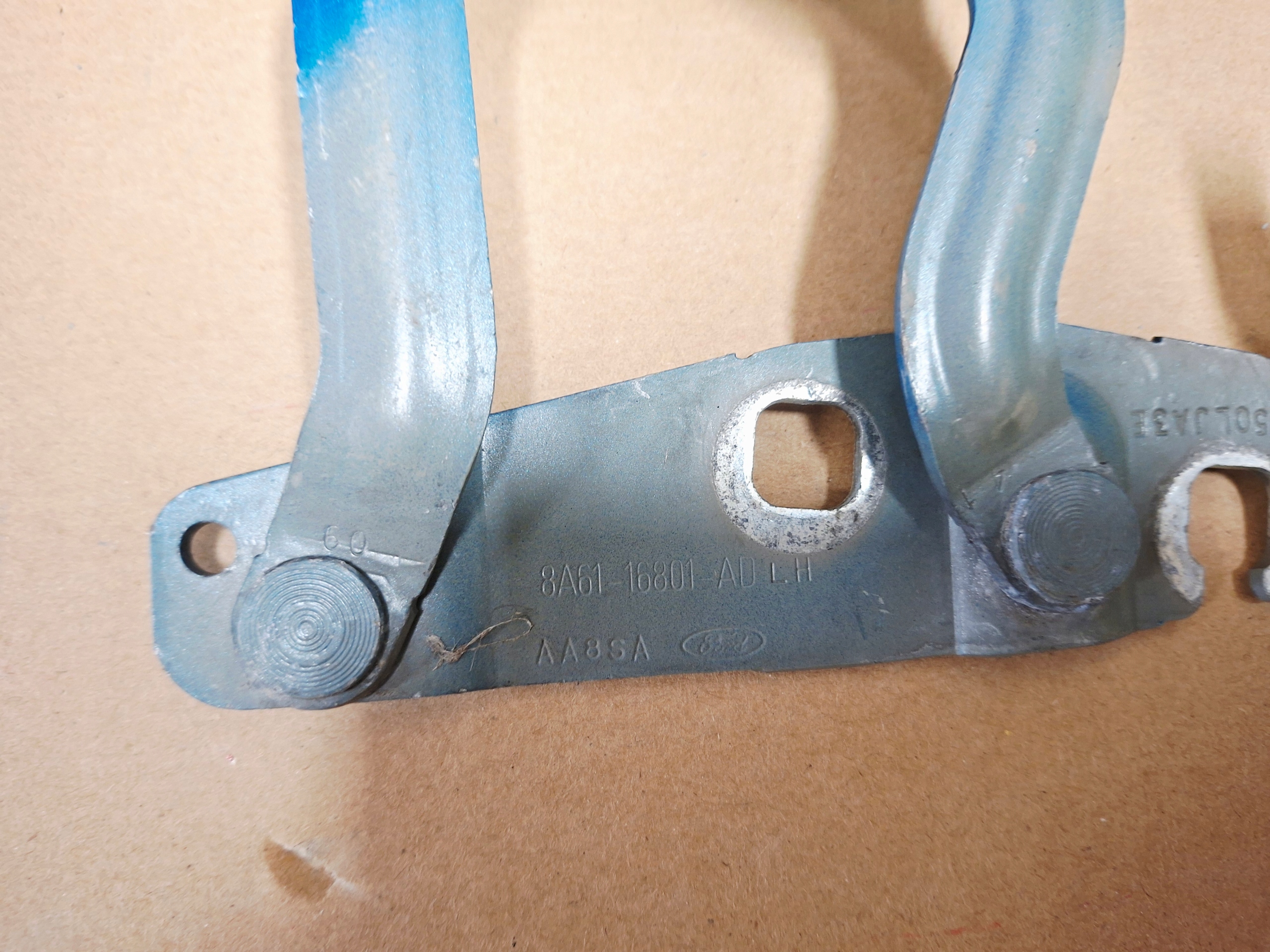 FORD FIESTA MK7 2008-2017 hinge bonnets left CANDY BLUE original