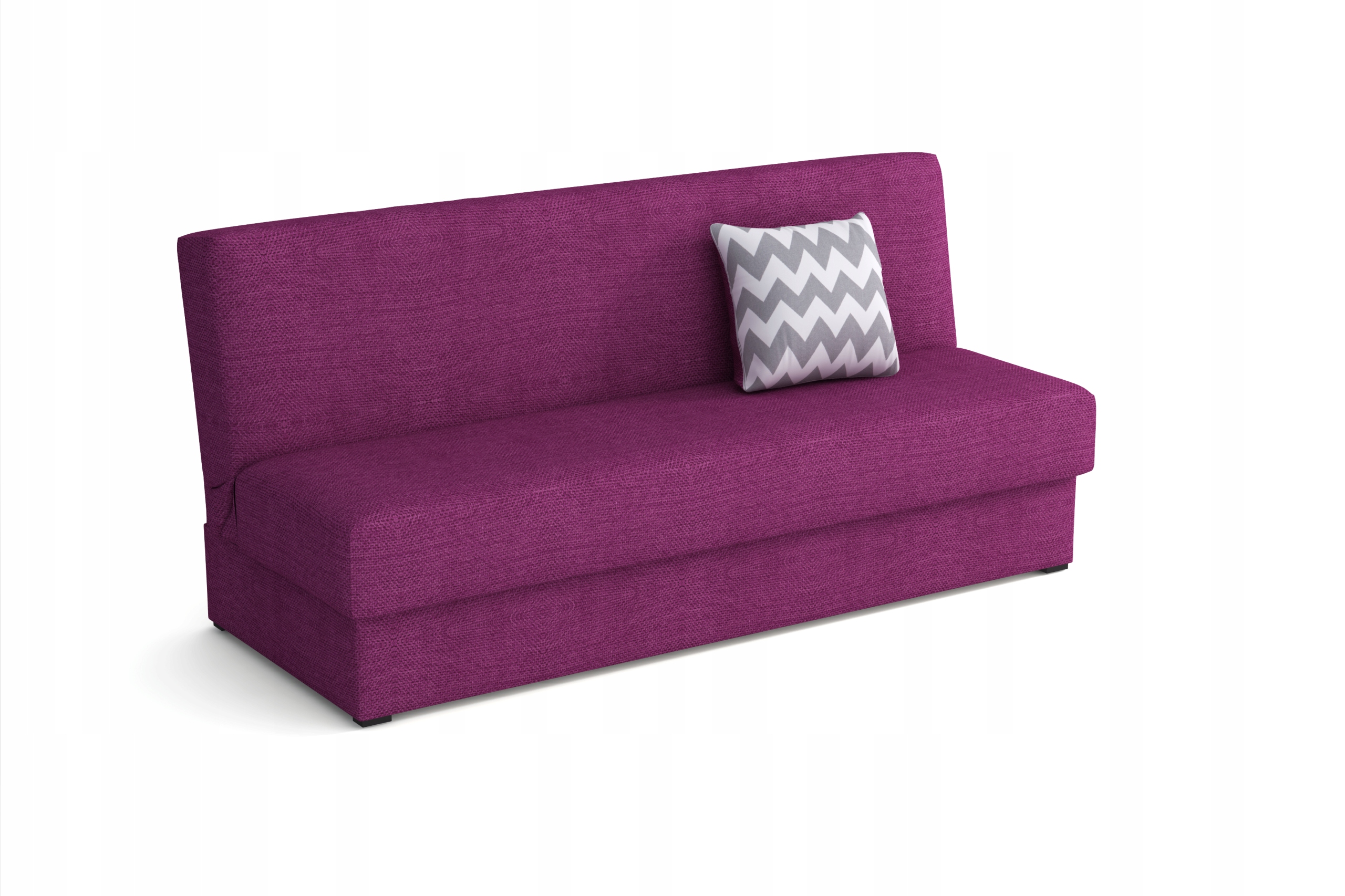 mała wersalka ADELA MINI turkusowa sofa bez boków z pojemnikiem sprężyny Marka Solo Meble