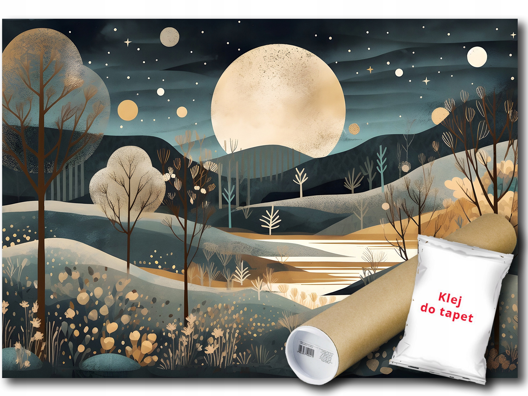 Fototapeta Flizelina Krajina Noc Pohádka 368x254