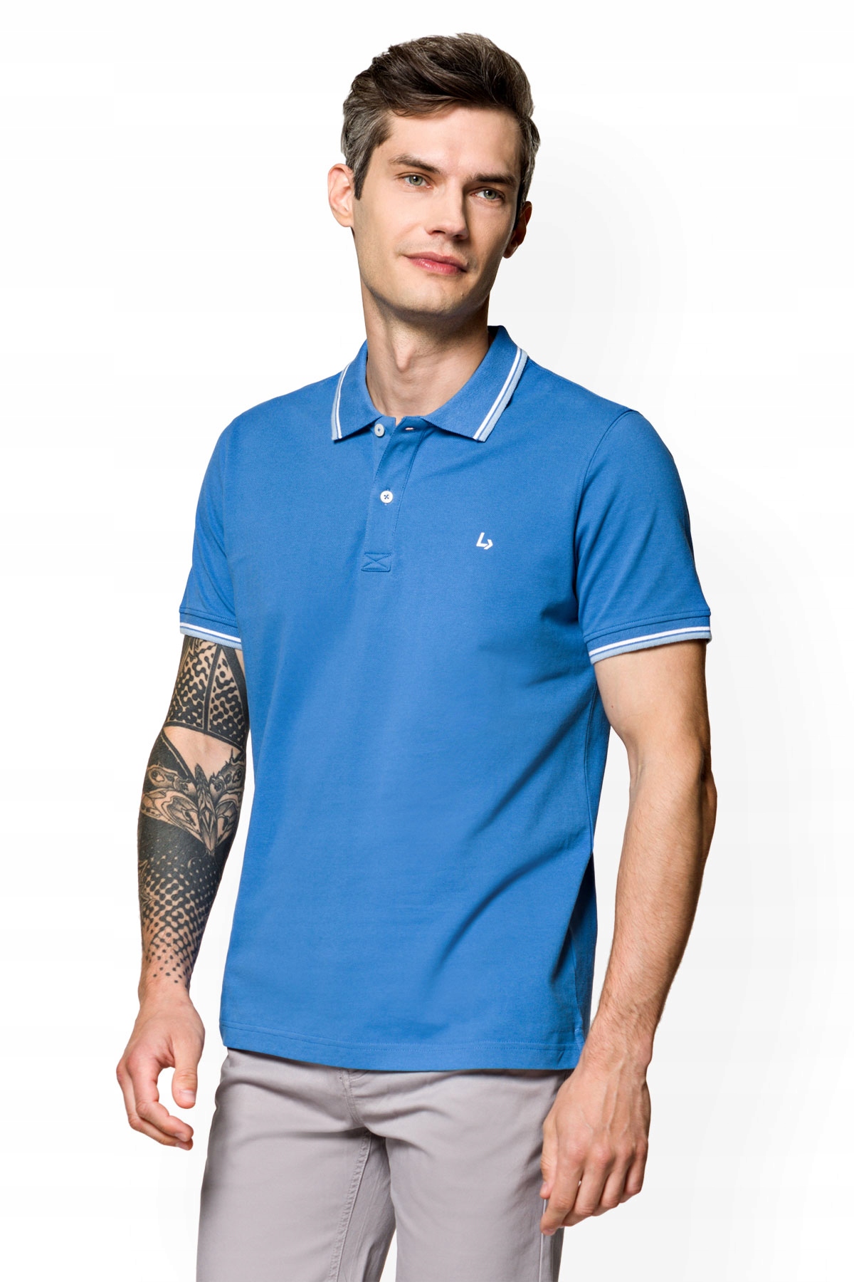 

Koszulka Polo Niebieska 2 Lancerto Adrian 3XL