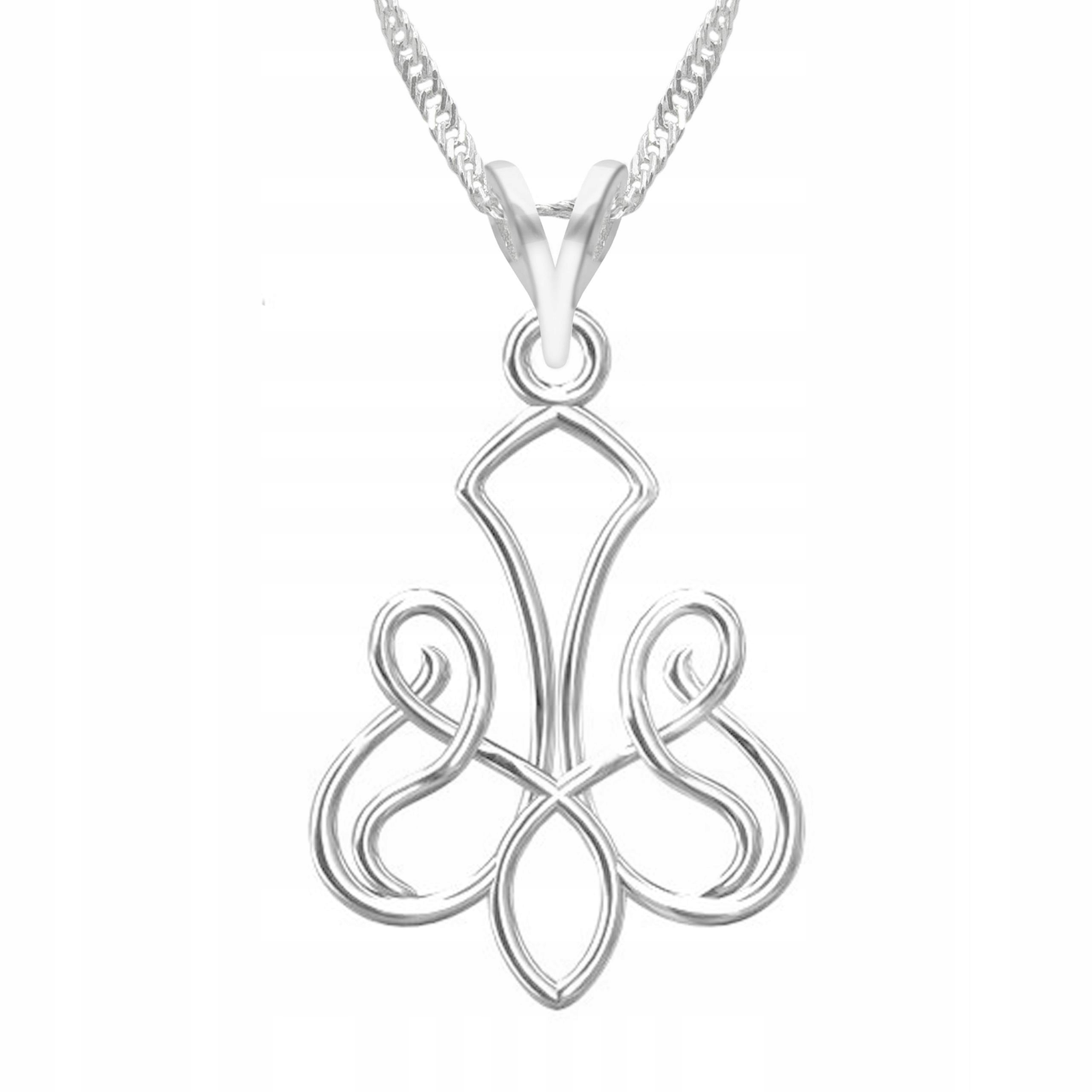 Stříbrný náhrdelník Ažurový plech Přívěsek Přívěsek Stříbro 925