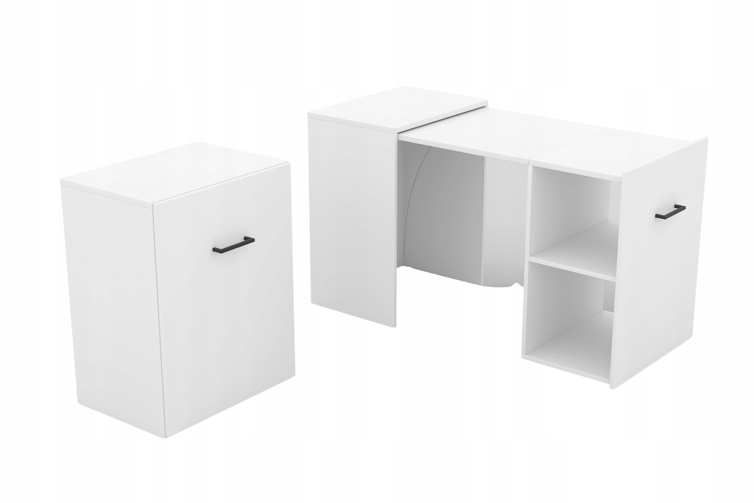 Psací stůl Intello 131,5x60 cm do pokoje kanceláře pod Počítač Bílý