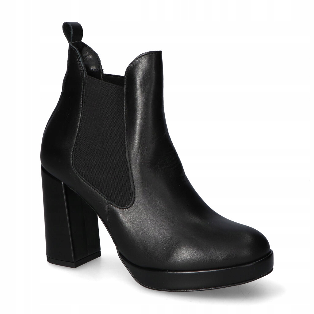 Kotníkové Boty Tuomo 1678 Černé lico 37