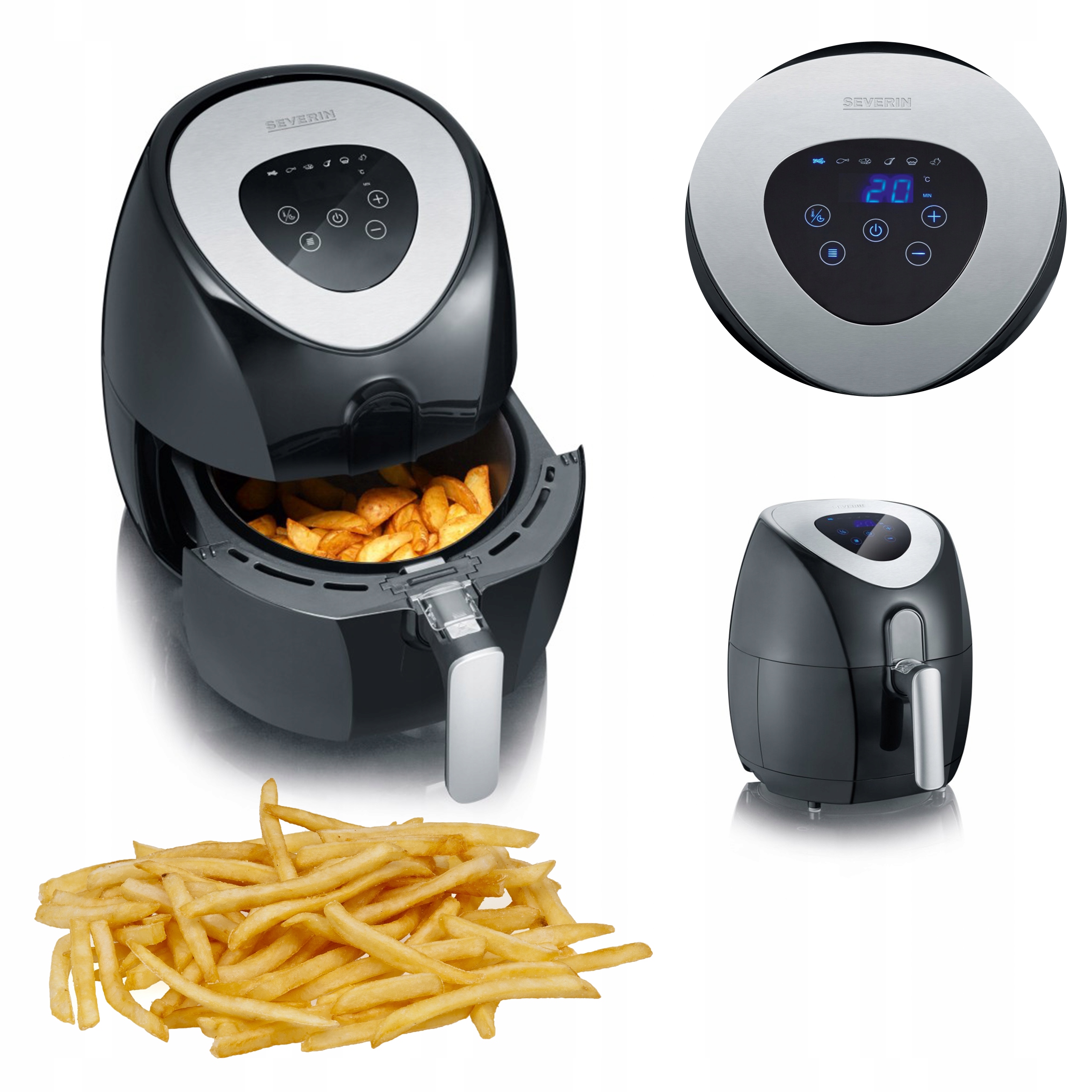 

Frytkownica Beztłuszczowa Frytkownica 3,2L 1500W