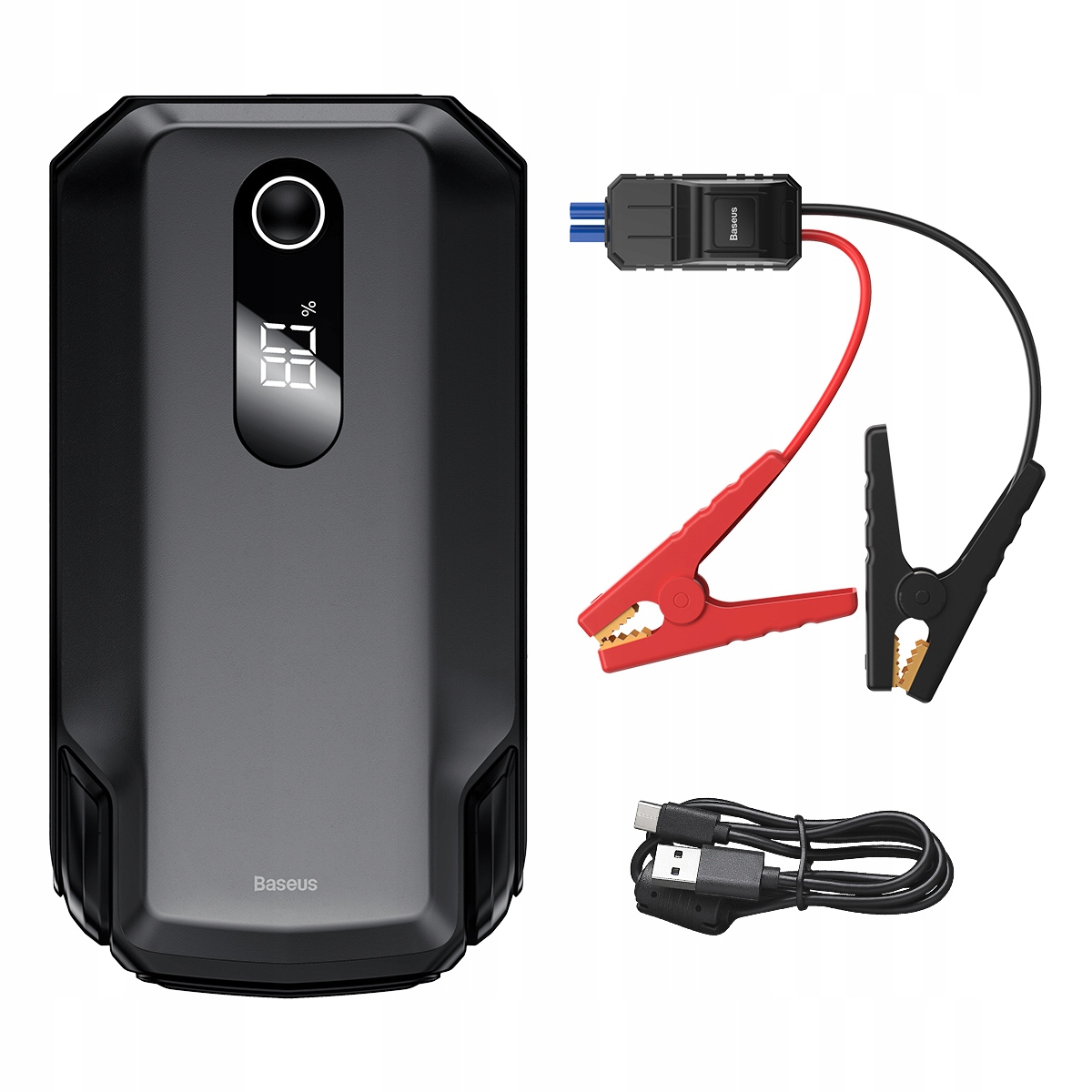 BASEUS POWER BANK JUMP STARTER ROZRUCH BOOSTER LATARKA 20000mAh +KLEMY EAN (GTIN) 6932172600549