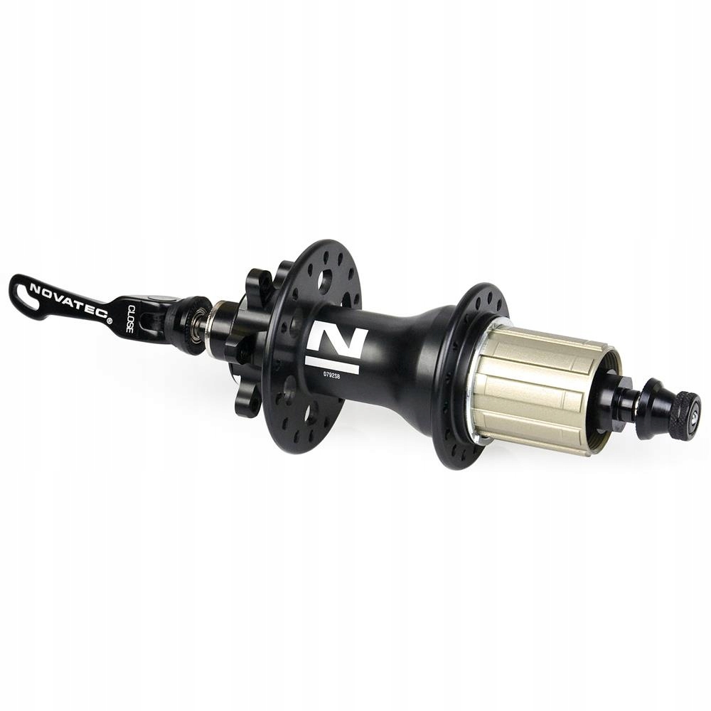 Piasta rowerowa tylna Novatec NT-D792SB Qr 6 śrub 4SB, SH11s 32H 10x135 mm