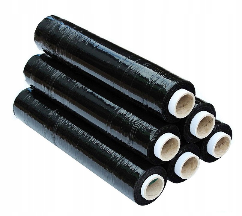 FOLIA STRETCH STRECZ rolka XL bardzo mocna CZARNA Marka inny