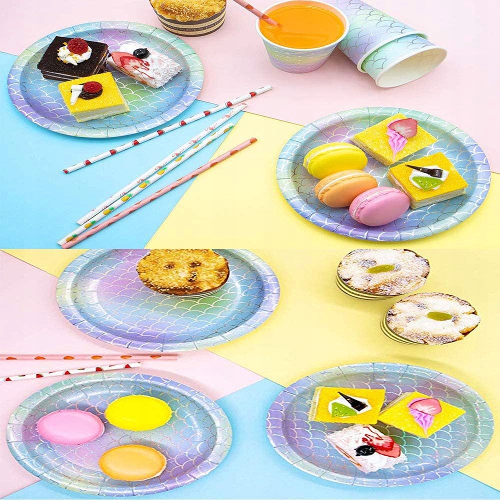 KUBECZKI PAPIEROWE SYRENKA opalizujące 6szt DS Pojemność 180 ml