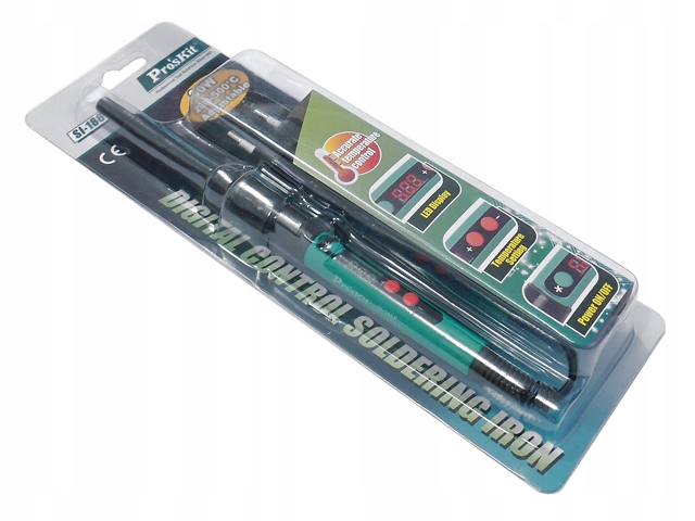 Lutownica 230V/60W regulacja temperatury LED Pro'sKit SI-186F Marka Pro'sKit