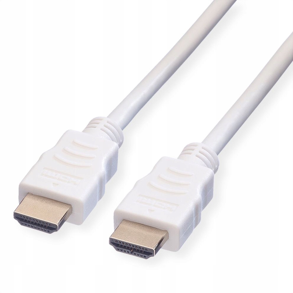 

Kabel przewód Hdmi Ethernet M/M 3D biały 1080p 2m