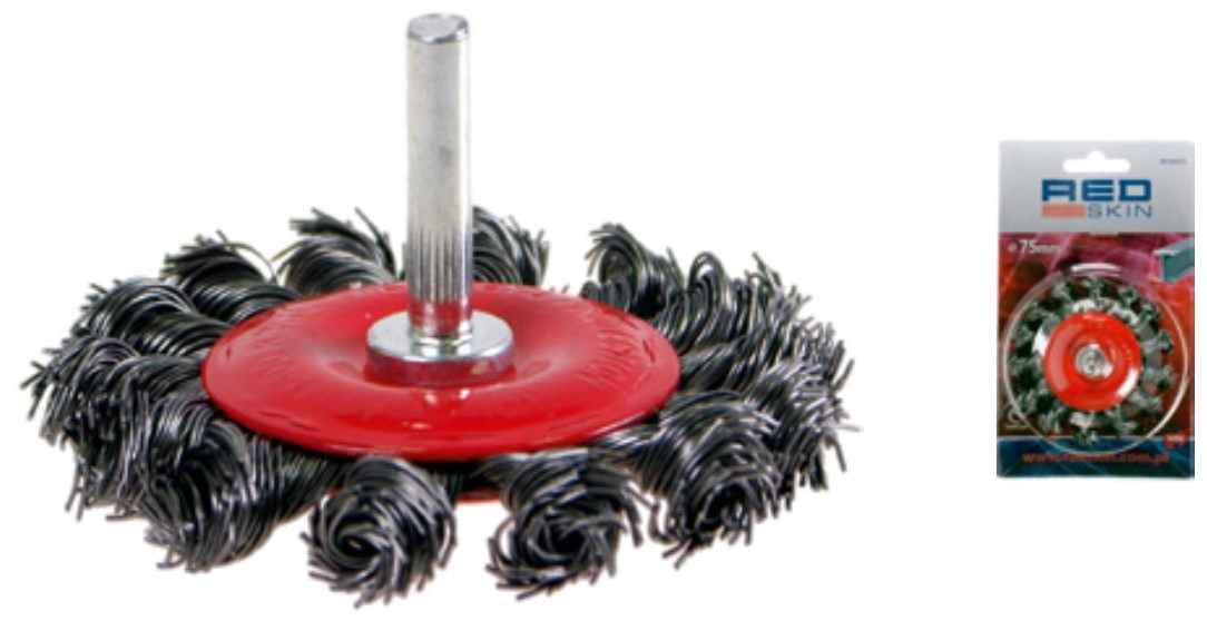 

Szczotka tarczowa 75mm splot