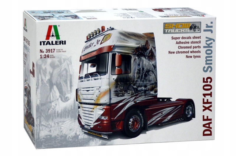 1:24 Náklaďák Daf Xf105 Smoky Jr Showtruck