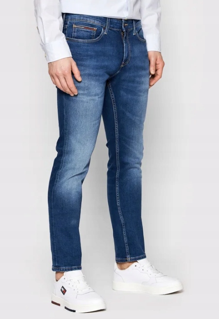 Tommy Jeans Pánské Džínové Kalhoty Modré 28/34 7FA