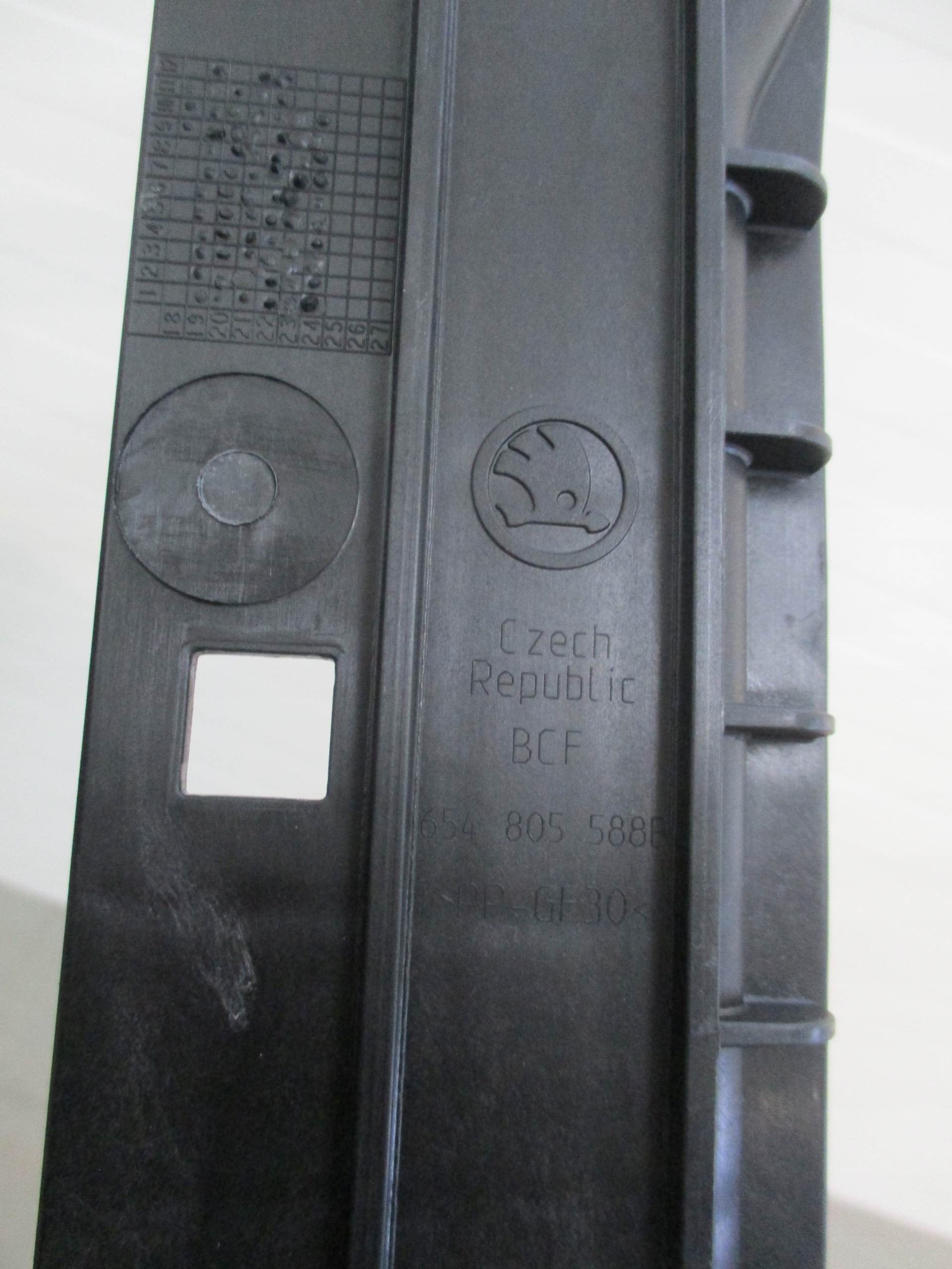 front body wall Skoda Scala Kamiq 2019r- 654805588B