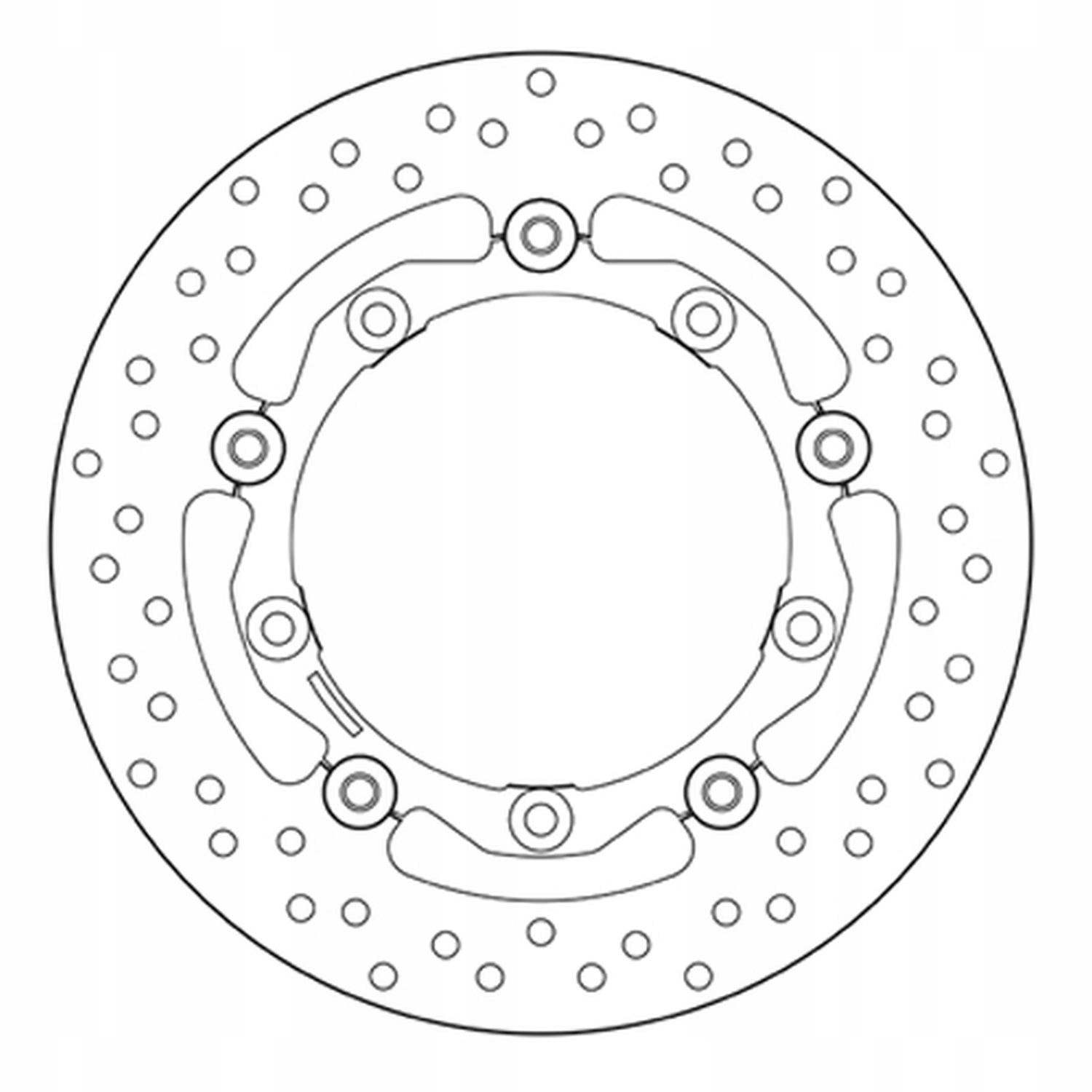 Brembo 2026/06 Brzdový Kotúč Predný Plávajúci Yamaha X-max 125 '06-'17, X