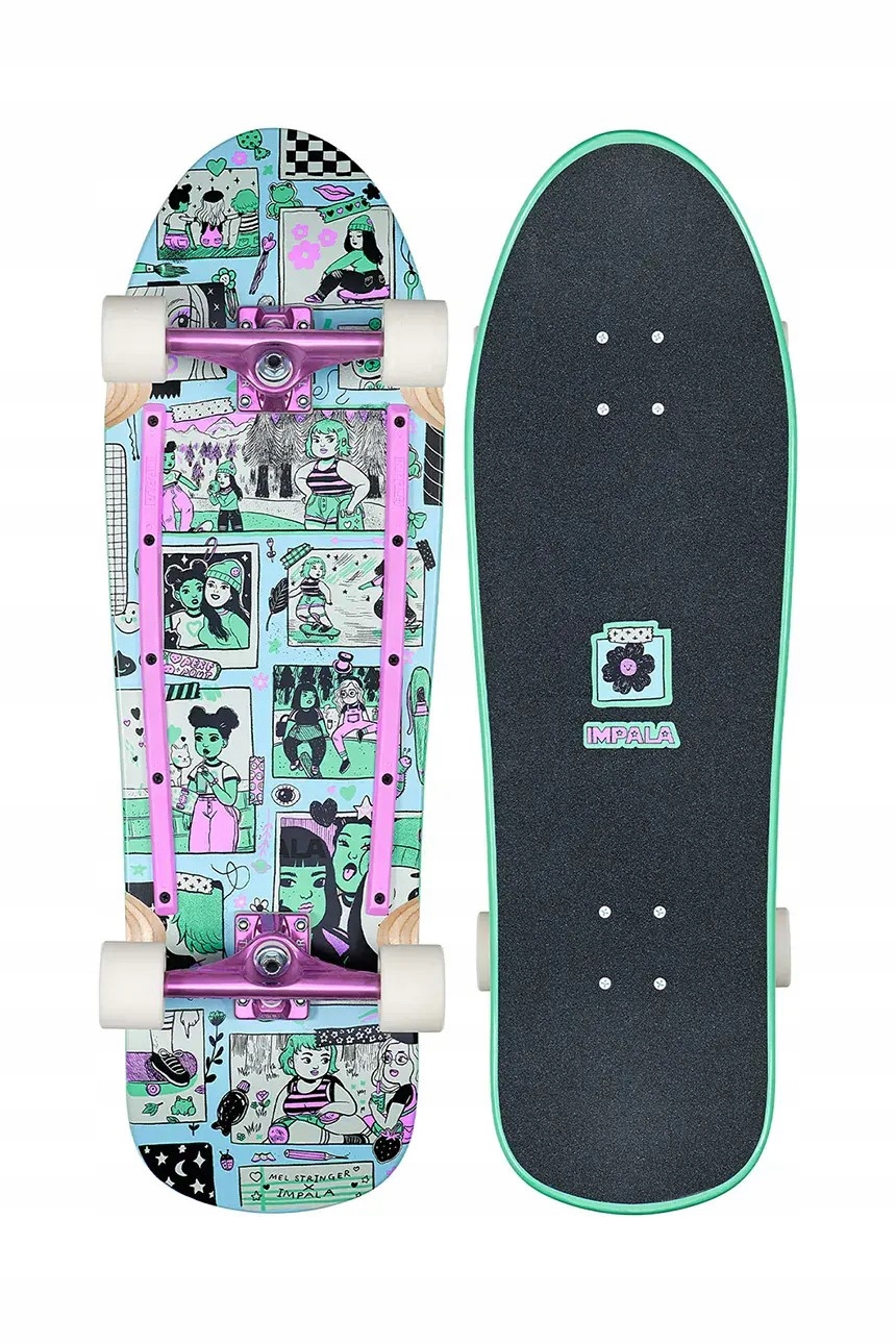 Skateboard Impala Hera 31.5" Tensor, Abec-7 cruiser pro jízdu ve městě