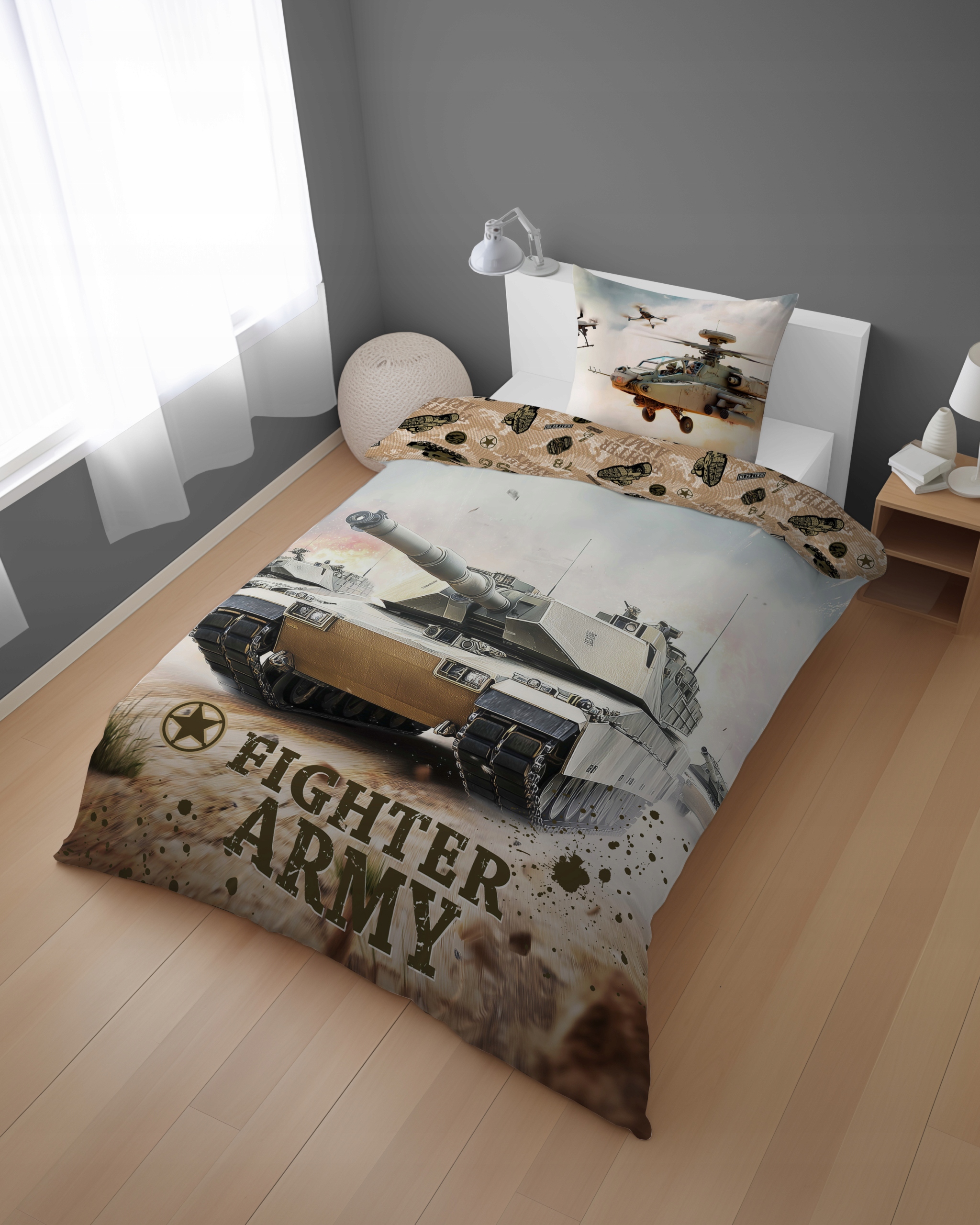 Posteľná bielizeň pre mládež 140x200 Tank v akcii Stav balenia originálne