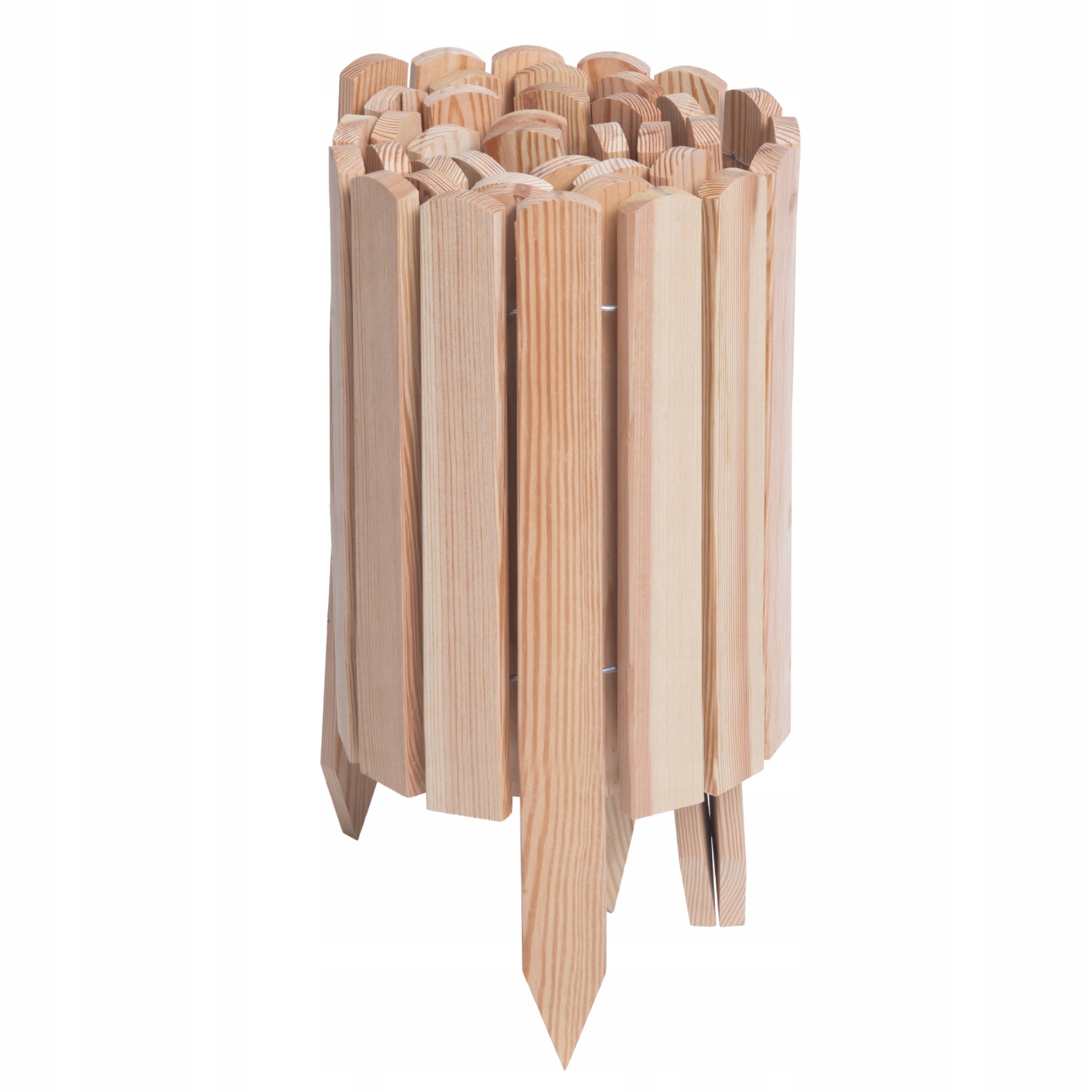 Zahradní plot Trávníkový Lem Zahradní Palisáda Dřevěná 40 x 200 cm