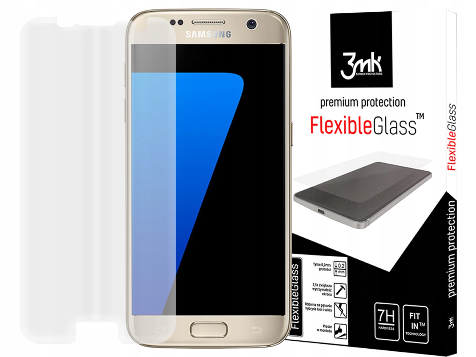 

3MK Hybrydowe Szkło Hartowane Do Samsung Galaxy S7