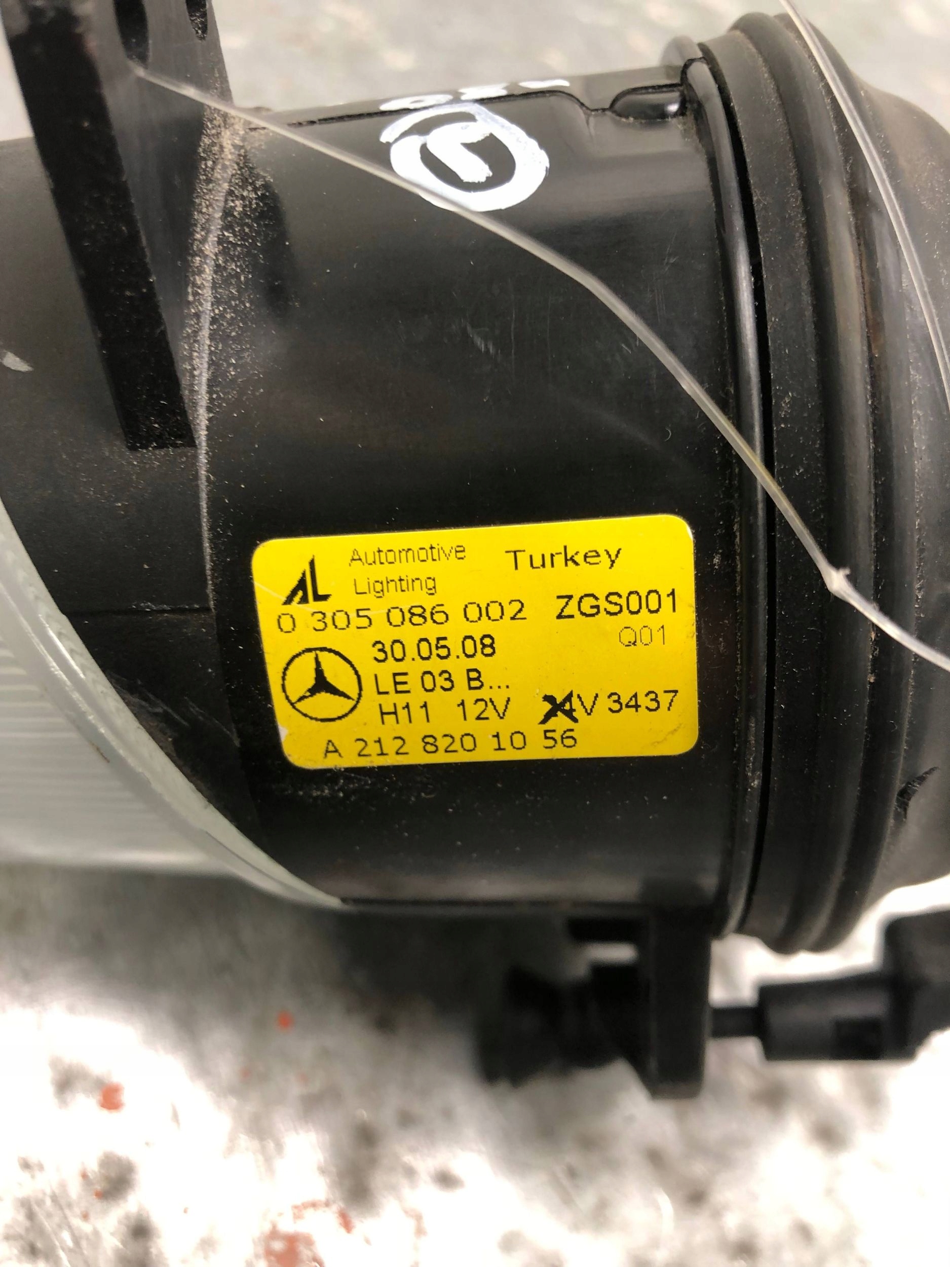 fog light right front MERCEDES W212 A2128201056