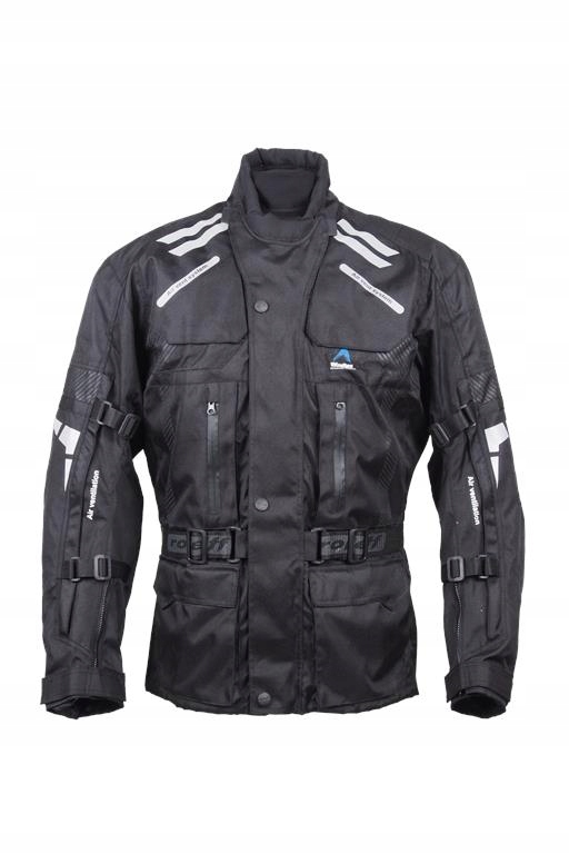 Roleff Akcia Textilná Dlhá bunda Model Ro774 (3W1) Farba Čierna Veľkosť