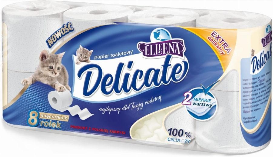 

Delicate papier toaletowy 2 warstwy A'8