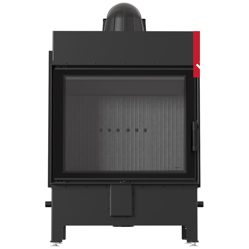 Krbová Vložka Lucy 15 kW Černý Ocelový Vzduchový Ekodesign