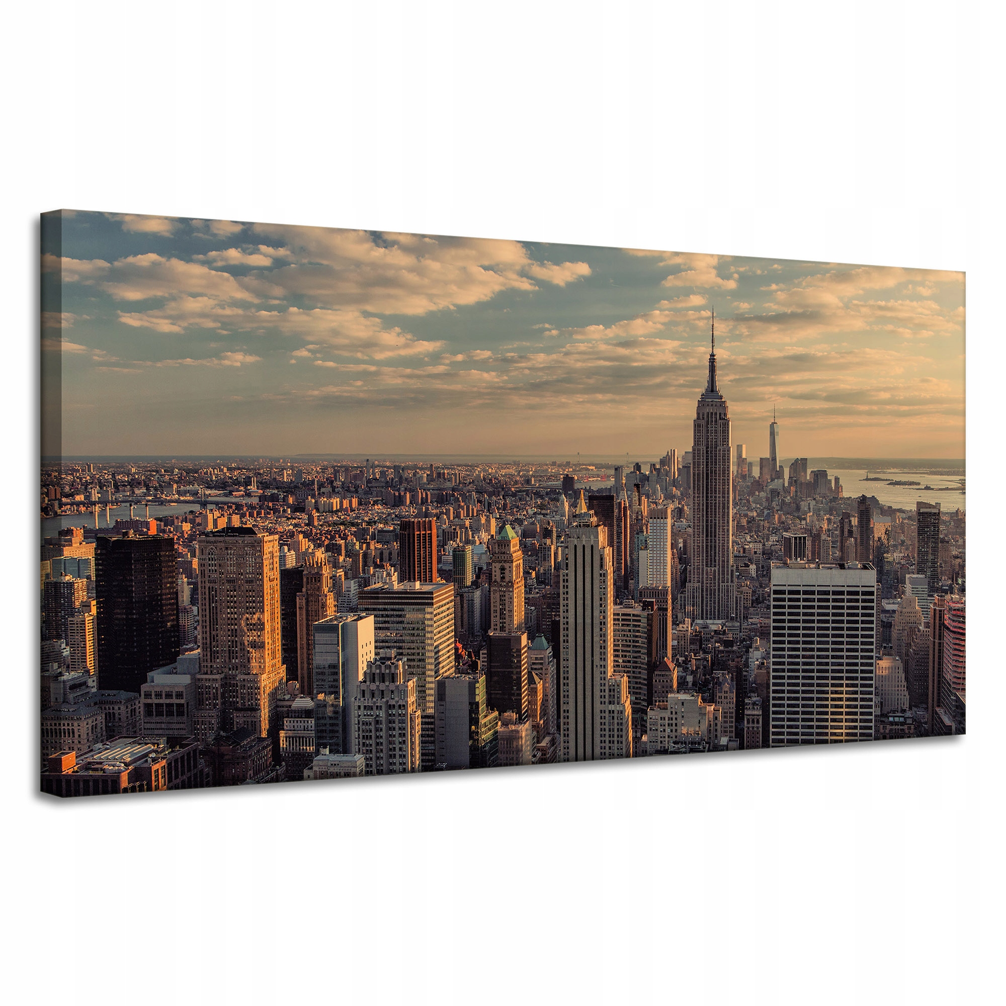 Obraz Canvas Architektura Slunce Manhattan 120X60