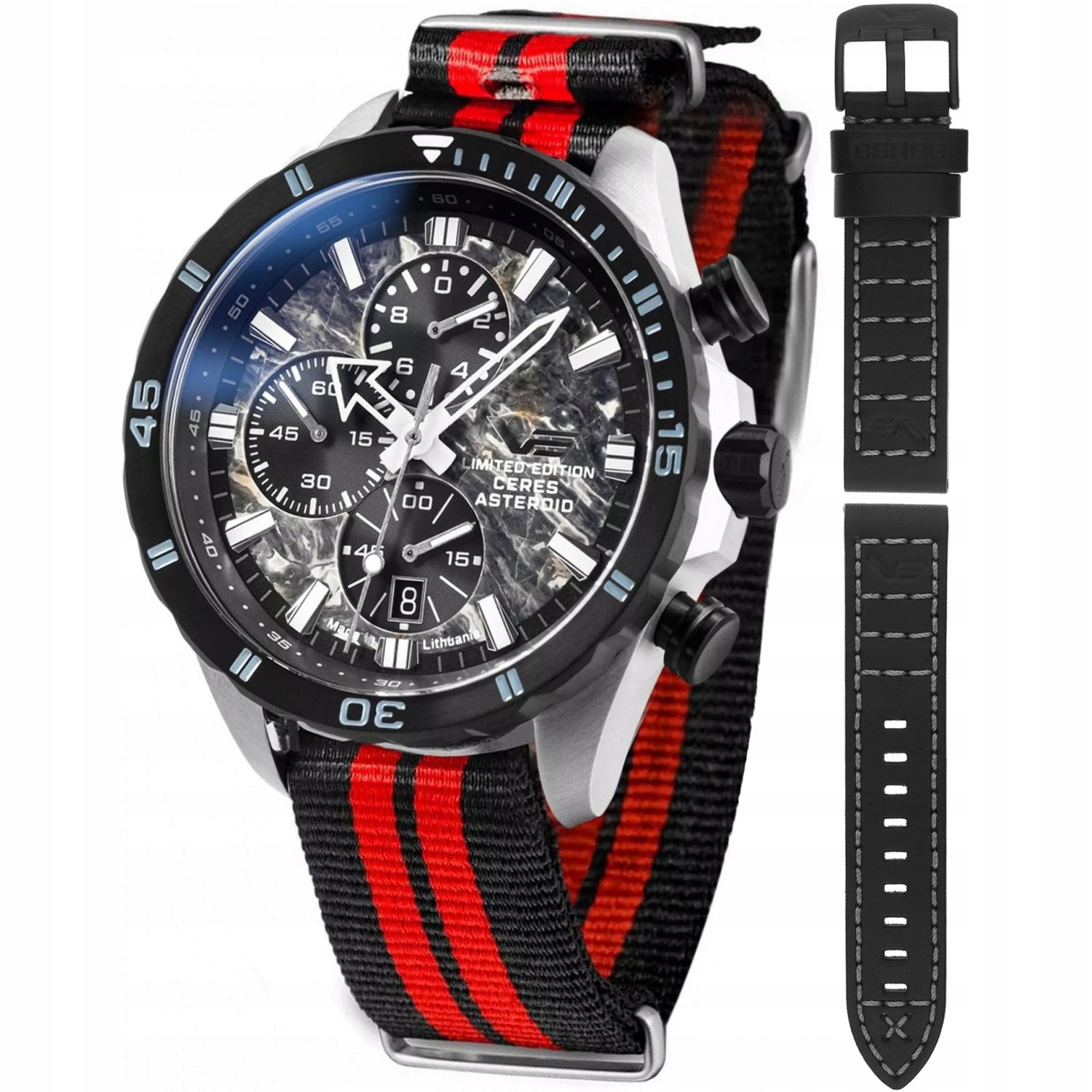 Pánské Hodinky Vostok Europe 6S10-320E693N černé pouzdro, černý řemínek