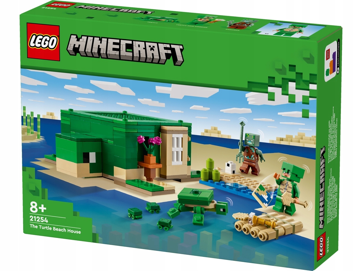 LEGO Minecraft, 21254 Domek na plaży żółwi Marka LEGO