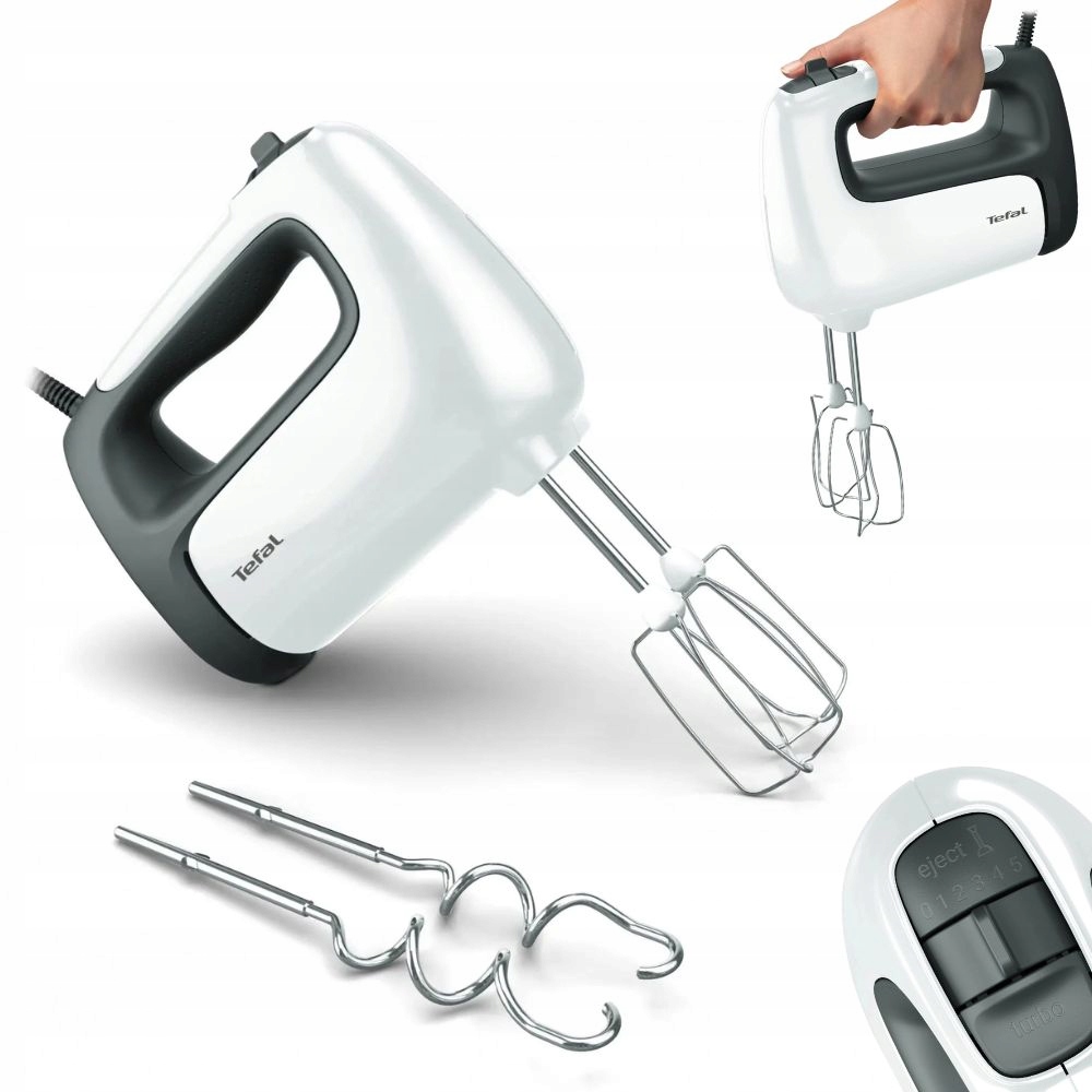 Ruční mixér Tefal Prep'Mix+ HT460 500 W 5 rychlostí 2v1 pro pěnu a hmoty