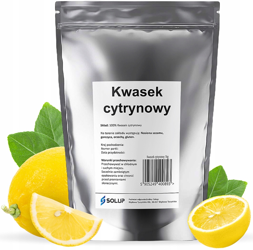 

Kwasek Cytrynowy Spożywczy 1kg